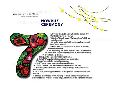 a poster for Nowruz